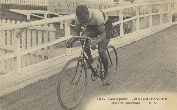 Image of athlete on bicycle