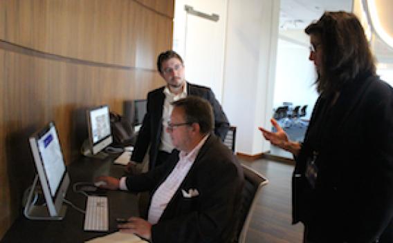 Image of library reception