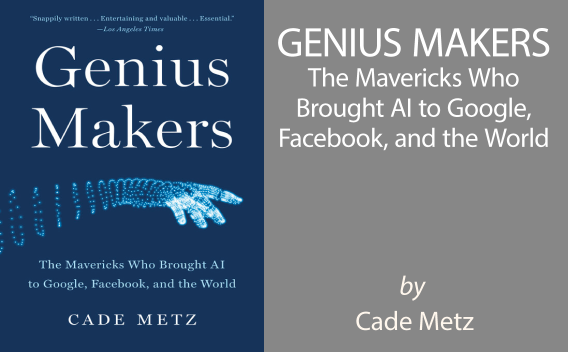 Graphic of a featured titles on AI