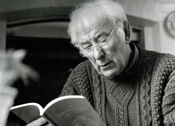 Irish poet and Nobel Prize-winner Seamus Heaney